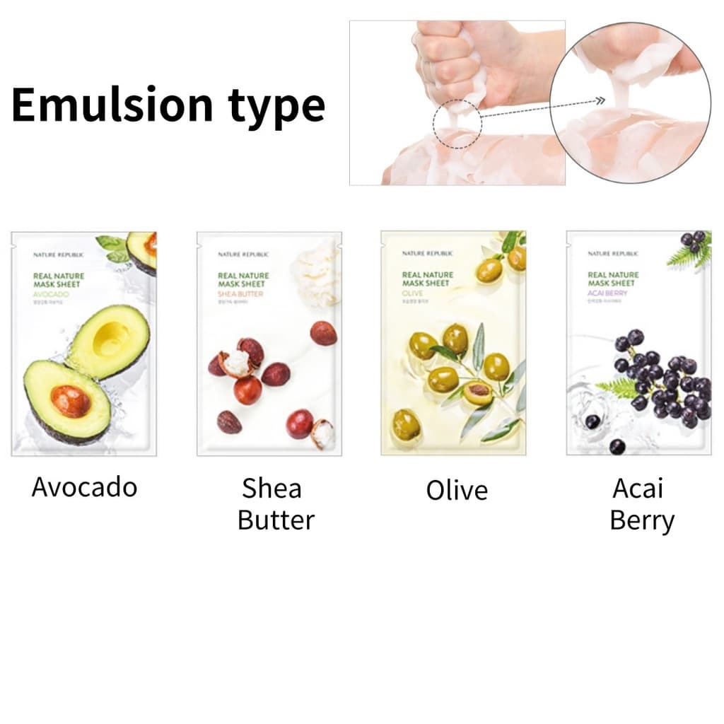 Real Natrue Mask Pack 14type รูปที่ 3