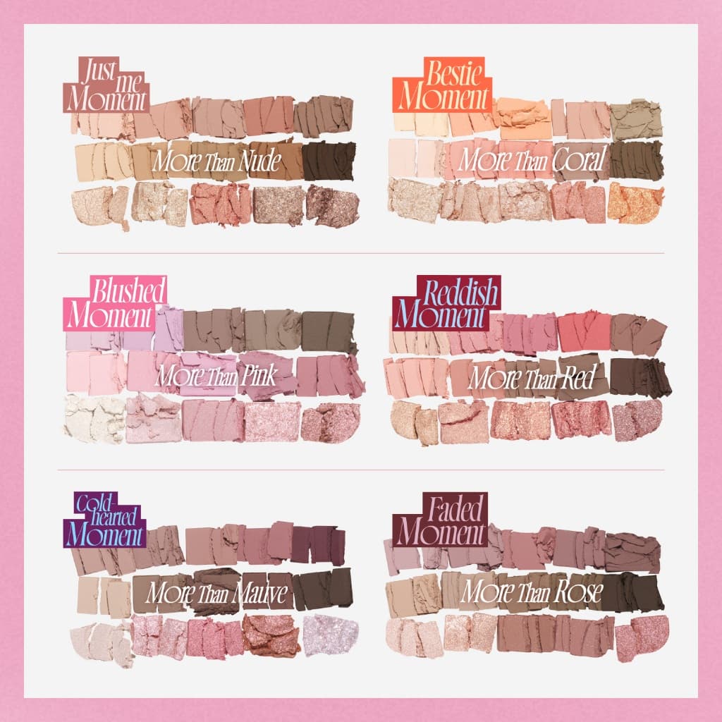 fwee More Mood Eyeshadow Palette – 6 เฉดสี / 12g รูปที่ 3