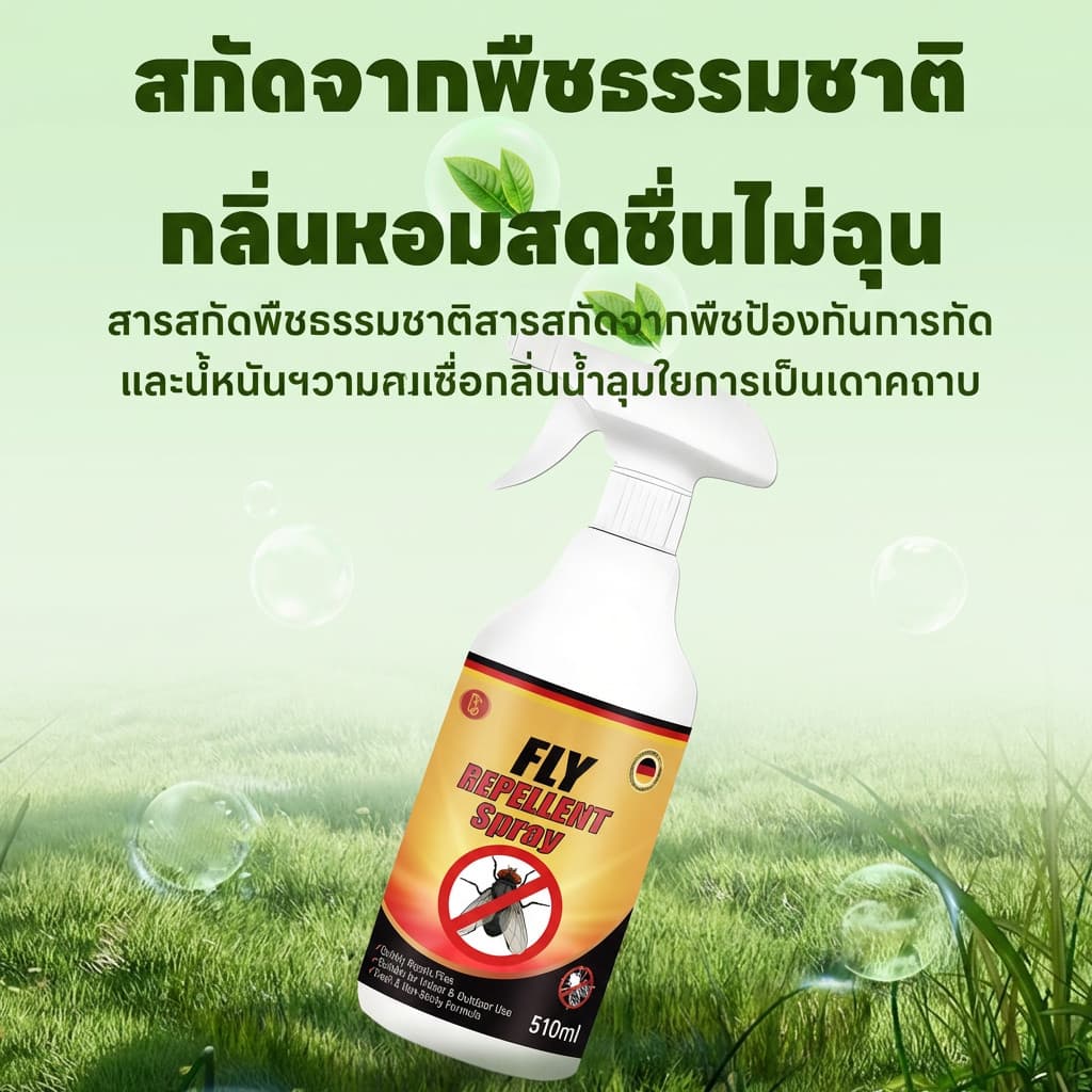 ยาฉีดแมลงวัน สเปรย์ไล่แมลงวัน ไล่แมลงวัน ป้องกันยาวนาน 510ml รูปที่ 5