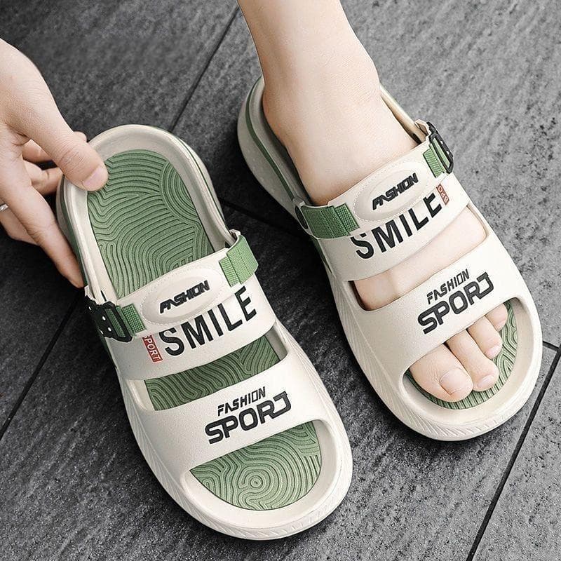 FOYA SHOES รองเท้ากีฬากลางแจ้งนุ่มสบายลื่นและสวมใส่ Unisex แฟชั่นสองสีออกแบบวัสดุ EVA สูง 4 ซม 025 รูปที่ 7