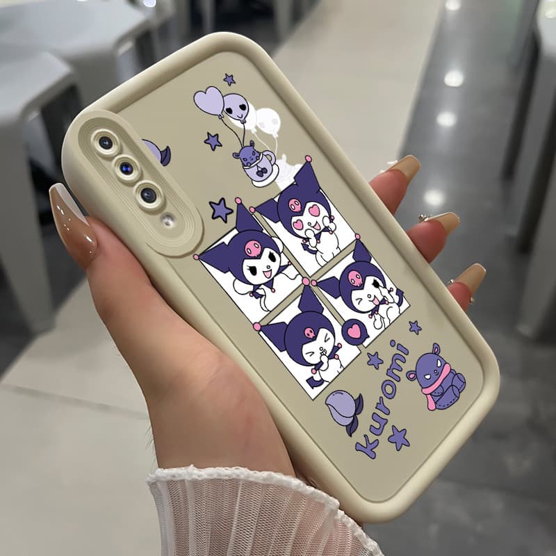 เคสสำหรับ Samsung Galaxy A50 A50s A30s เคสโทรศัพท์กระต่ายสามสีซิลิโคนกันกระแทก รูปที่ 2