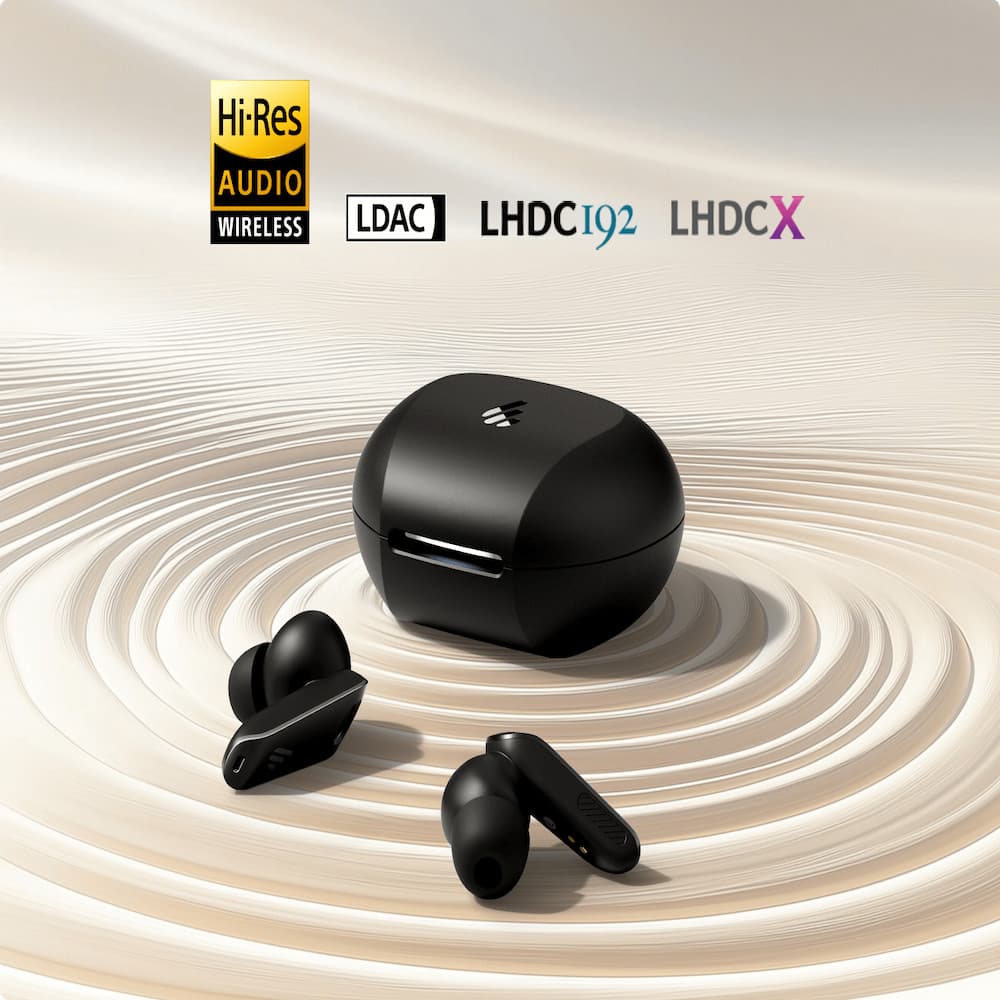 Edifier Neobuds Plus หูฟังไร้สาย ตัดเสียงรบกวน ANC Bluetooth 5.4 รองรับ LDAC ไดร์เวอร์ Knowles BA ไมค์ 6 ตัว รูปที่ 2