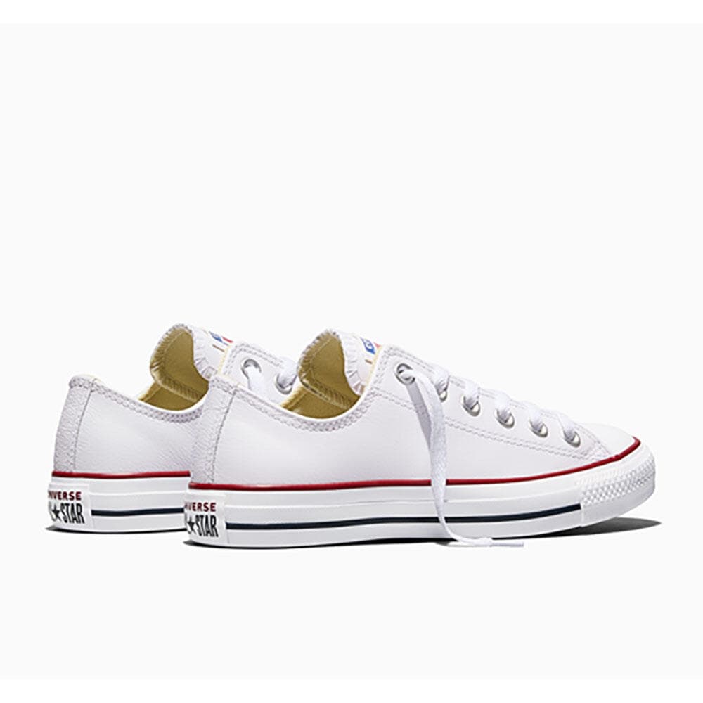 CONVERSE รองเท้า ALL STAR LEATHER OX WHITE UNISEX 132173CU_U5WTXX รูปที่ 3