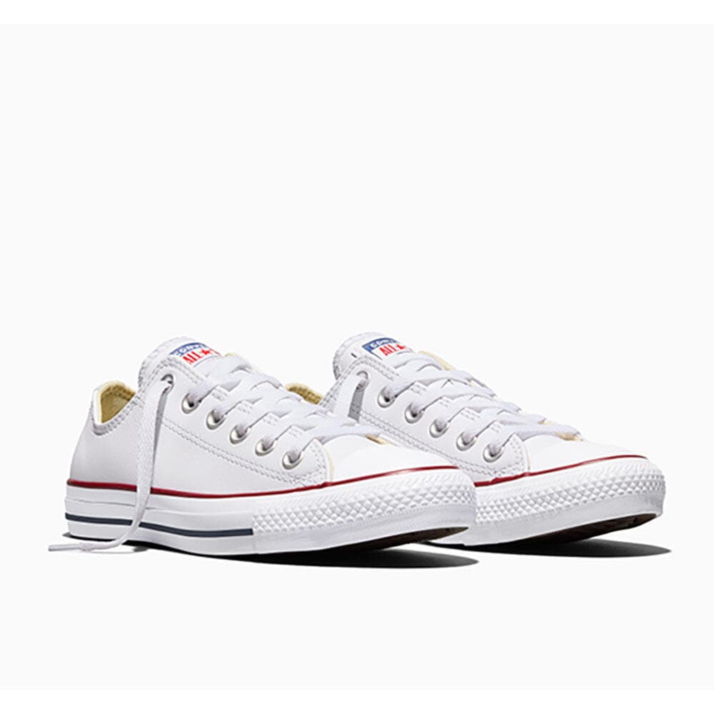 CONVERSE รองเท้า ALL STAR LEATHER OX WHITE UNISEX 132173CU_U5WTXX รูปที่ 2