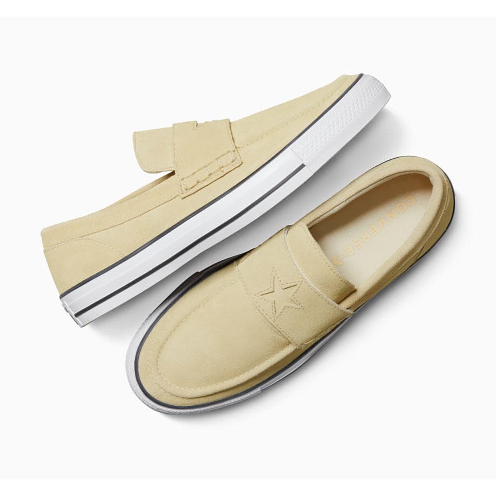 CONVERSE รองเท้า CTAS LOAFER SEASONAL COLOR SUEDE SLIP CREAM ผู้ชาย A15598CM_F5CMXX รูปที่ 4
