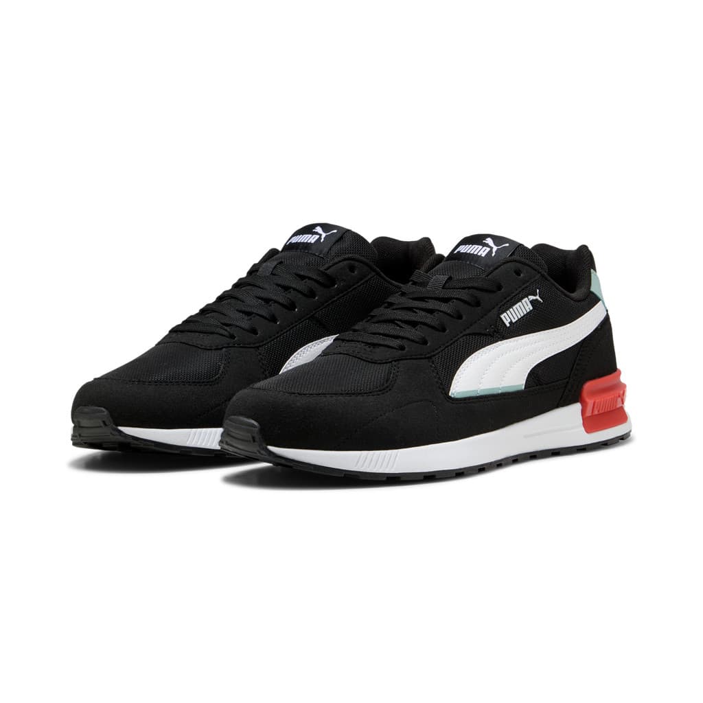 PUMA Basics รองเท้าผ้าใบ Graviton สีดำ - 38073866 รูปที่ 4