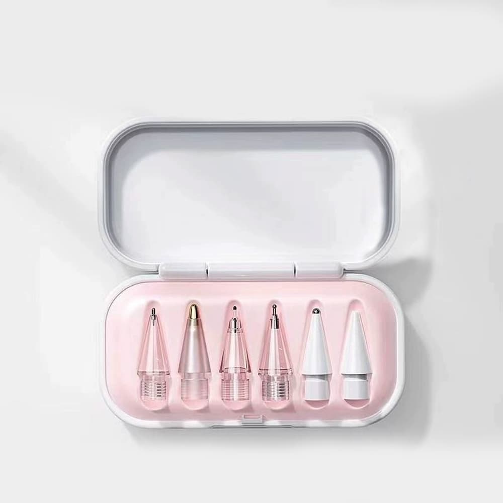 Nibs เปลี่ยนหลายสี เคล็ดลับจุดละเอียด 6 แพ็คเข้ากันได้กับ Apple Pencil 1st 2nd USB-C รูปที่ 9