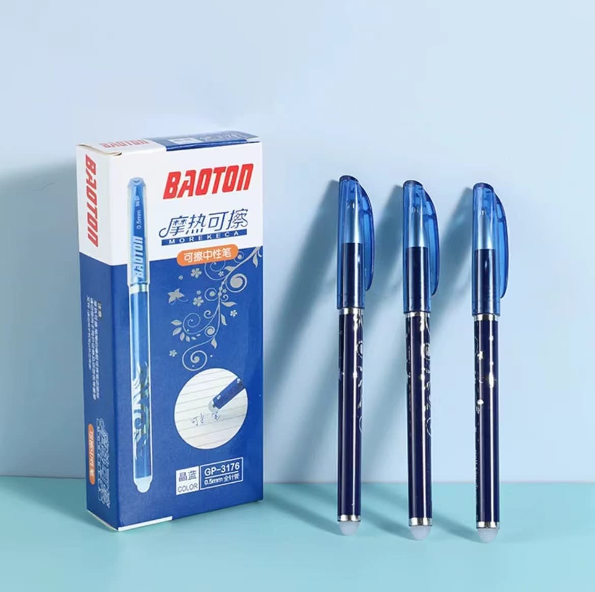 เขียนชุดปากกาเจลลบได้ 33 ชิ้น – ปากกาเมจิกปลายกระสุน 0.5 มม. พร้อมยางลบสําหรับโรงเรียนและสํานักงานใช้ปากกาลูกลื่น รูปที่ 5