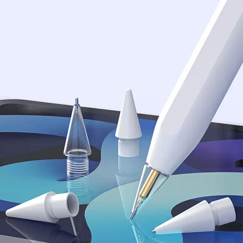 Nibs เปลี่ยนหลายสี เคล็ดลับจุดละเอียด 6 แพ็คเข้ากันได้กับ Apple Pencil 1st 2nd USB-C รูปที่ 5