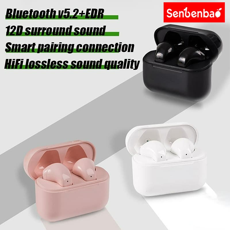 หูฟังไร้สาย Mini Pro5s TWS บลูทูธ Hi-Fi สเตอริโอ กันน้ำ สำหรับกีฬาพร้อมระบบสัมผัสและการลดเสียงรบกวน ENC รูปที่ 7