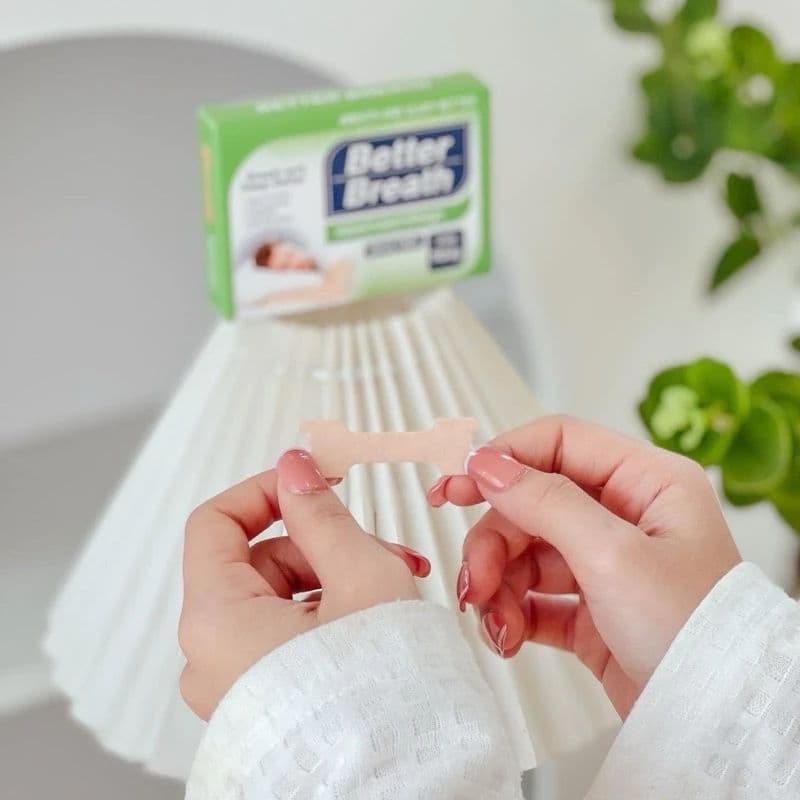 แผ่นแปะจมูกแก้กรน better breath ที่แปะจมูก แก้นอนกรน ภูมิแพ้ ช่วยหายใจโล่ง รูปที่ 2