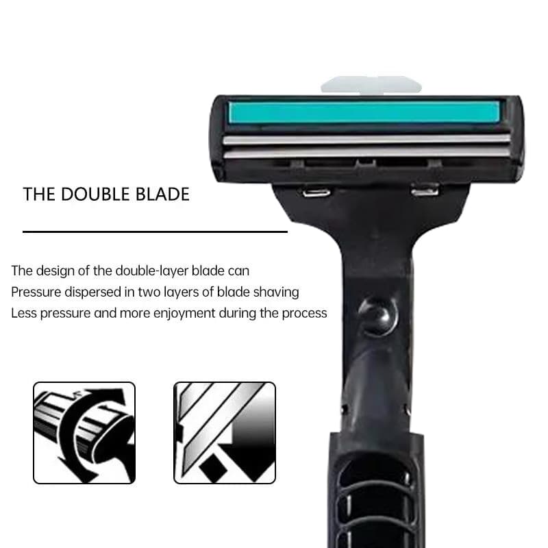 48-Pack Universal Double-Blade Razor Refills | ตลับ 2 ชั้นสําหรับมีดโกนผู้ชาย รูปที่ 2