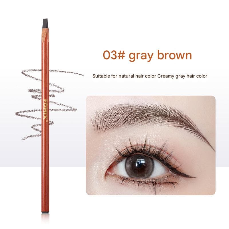 FOMIX Wild Eyebrow Pencil กันน้ํา กันเหงื่อ ไม่ซีดจาง ทางเลือกอย่างเป็นทางการ รูปที่ 6