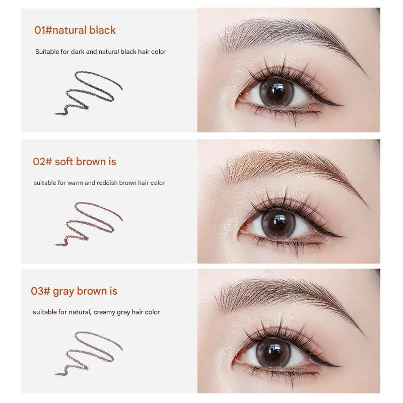 FOMIX Wild Eyebrow Pencil กันน้ํา กันเหงื่อ ไม่ซีดจาง ทางเลือกอย่างเป็นทางการ รูปที่ 3