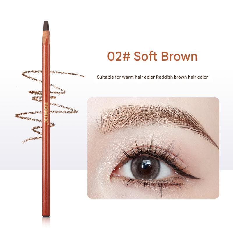 FOMIX Wild Eyebrow Pencil กันน้ํา กันเหงื่อ ไม่ซีดจาง ทางเลือกอย่างเป็นทางการ รูปที่ 5