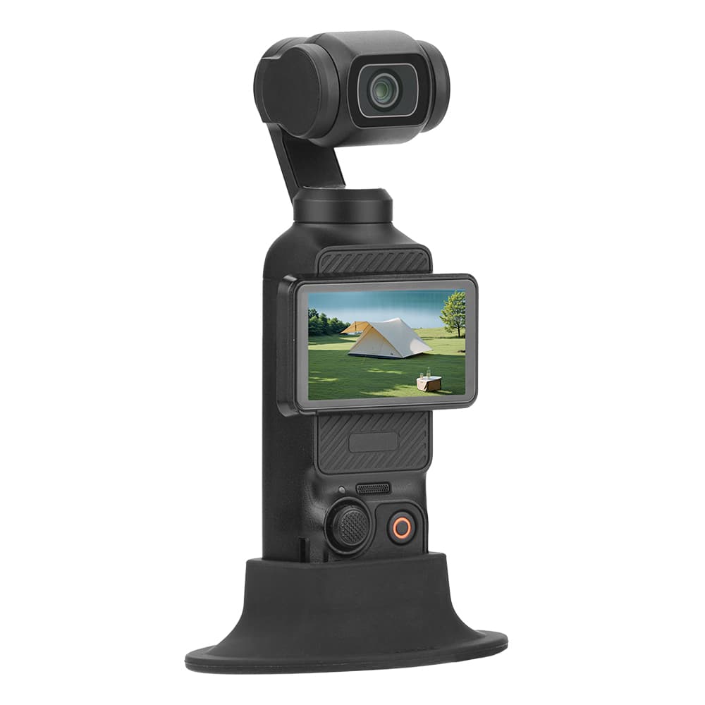Brdrc เดสก์ท็อปฐานสําหรับ DJI OSMO Pocket 3 กล้องกิมบอลมือถือฐานซิลิโคนตารางสําหรับ Vlgo การถ่ายภาพวิดีโอถ่ายทอดสด Antiskid วงเล็บคงที่ รูปที่ 9