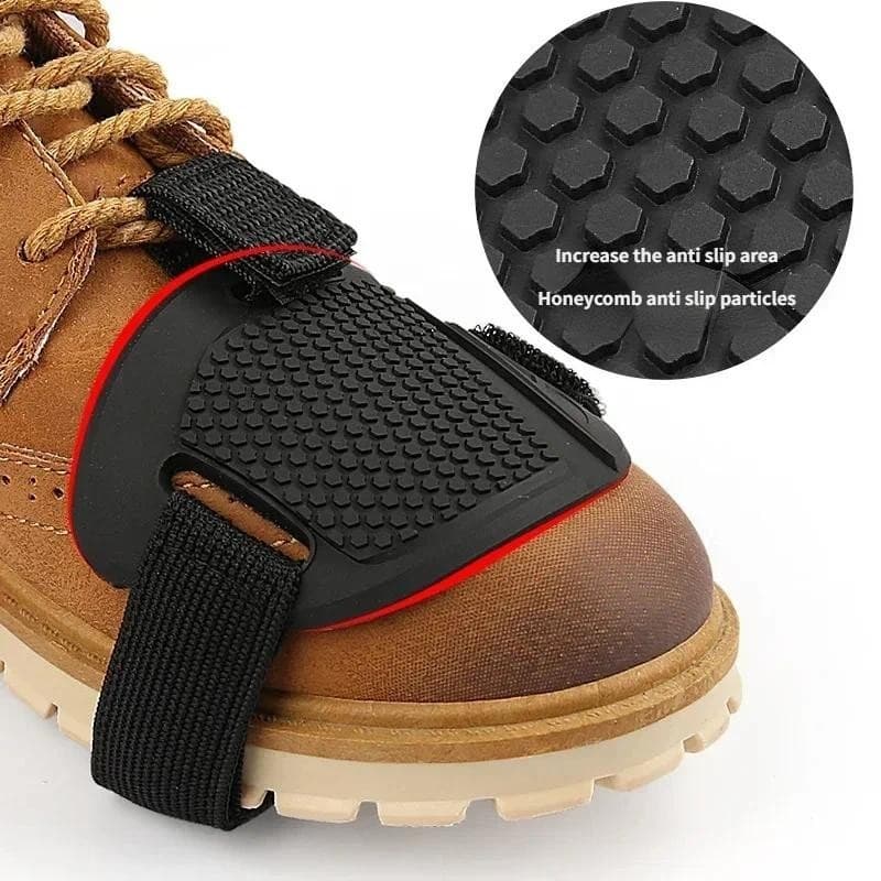 รถจักรยานยนต์ Shift Pad เกียร์รองเท้าป้องกันมอเตอร์ไซด์เกียร์ Shifter ผู้ชายกันน้ํา Protector Motocross รองเท้าอุปกรณ์เสริม รูปที่ 3
