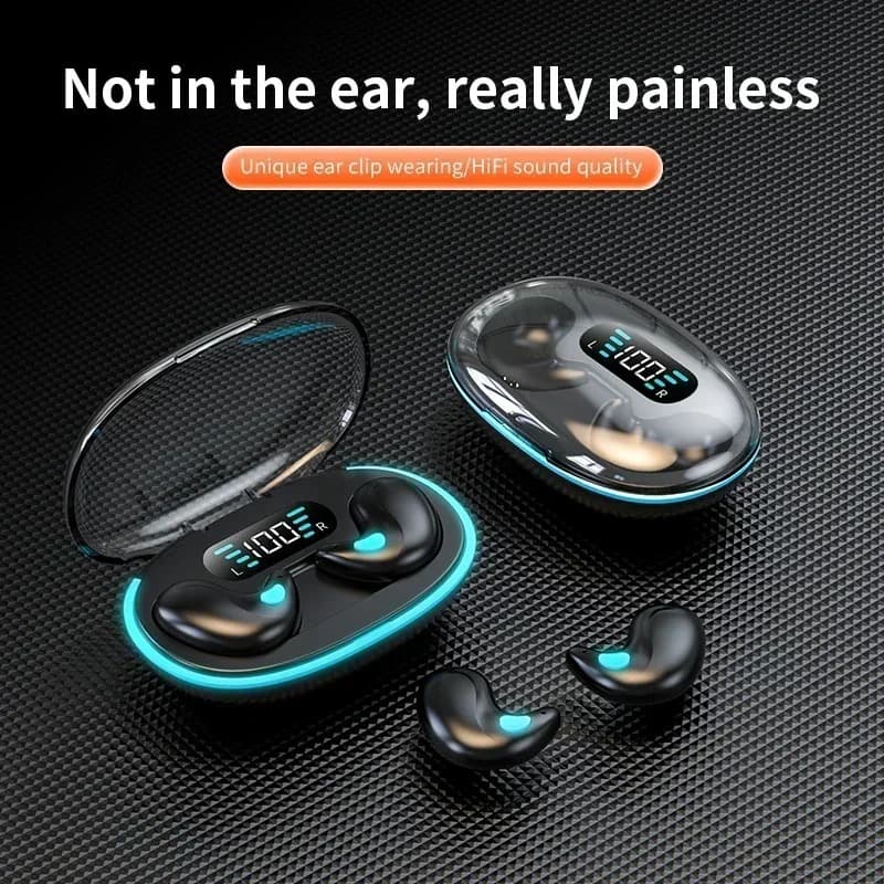 หูฟังบลูทูธไร้สาย X55 สําหรับนอนหลับ เบสตัดเสียงรบกวน HiFi สเตอริโอ กันน้ํา กันเหงื่อ IPX5 รูปที่ 3