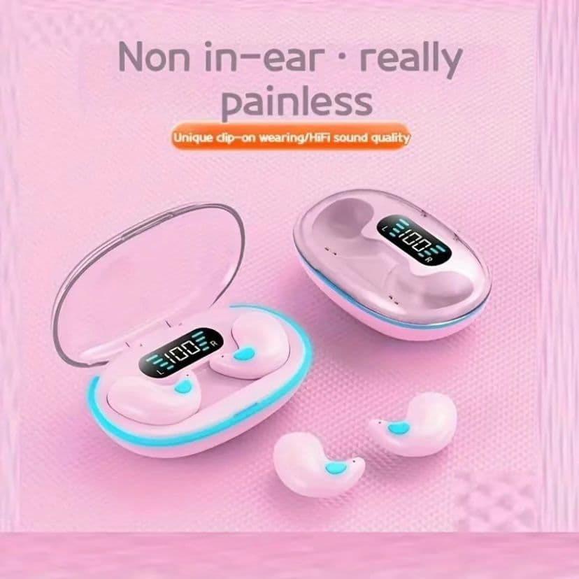 หูฟังบลูทูธไร้สาย X55 สําหรับนอนหลับ เบสตัดเสียงรบกวน HiFi สเตอริโอ กันน้ํา กันเหงื่อ IPX5 รูปที่ 9