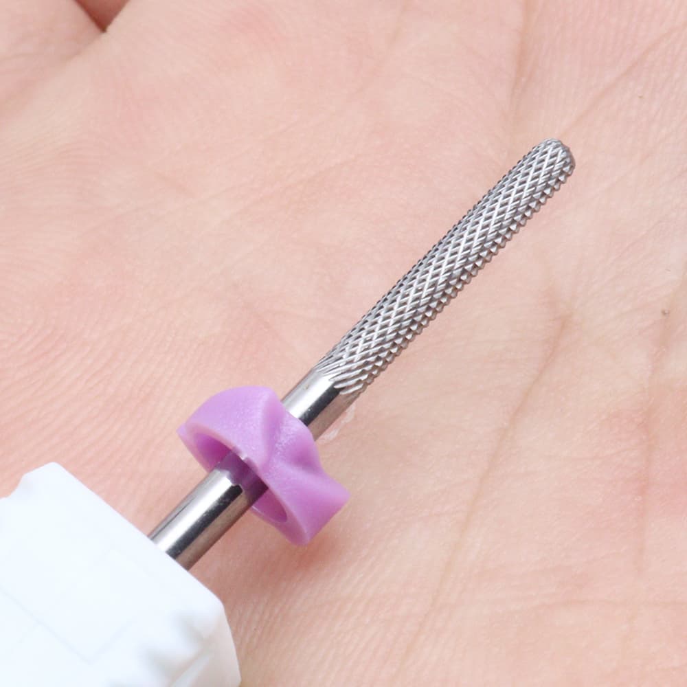 ดอกสว่านคาร์ไบด์มืออาชีพ 3/32" หน้ากลมเรียบ สําหรับอะคริลิก เจล เล็บธรรมชาติ สีโรสโกลด์/ซิลเวอร์ เครื่องมือทําเล็บเท้าไร้กลิ่น รูปที่ 5