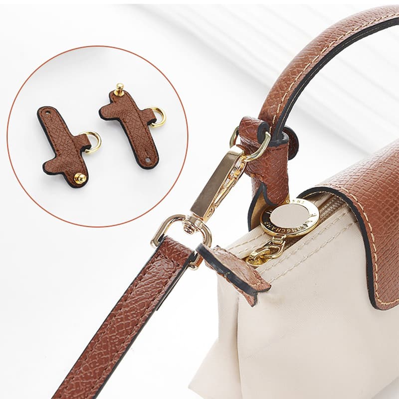 สายสะพายหนังแท้มินิ Longchamp แท้ - อุปกรณ์เสริมแปลงสายสะพายไหล่ ไม่ต้องเจาะรู รูปที่ 2
