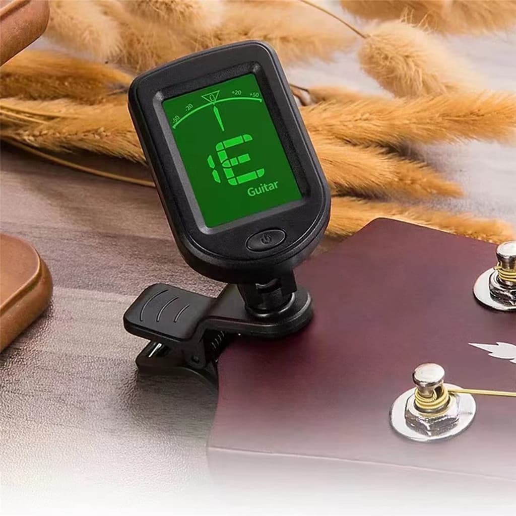 จูนเนอร์แบบหนีบ Miwayer | สําหรับเบส, อูคูเลเล่, ไวโอลินและกีตาร์, จอแสดงผล LCD ดิจิตอล & ของขวัญเพลงงานรื่นเริงที่สมบูรณ์แบบ รูปที่ 3