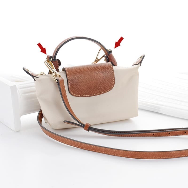 สายสะพายหนังแท้มินิ Longchamp แท้ - อุปกรณ์เสริมแปลงสายสะพายไหล่ ไม่ต้องเจาะรู รูปที่ 4