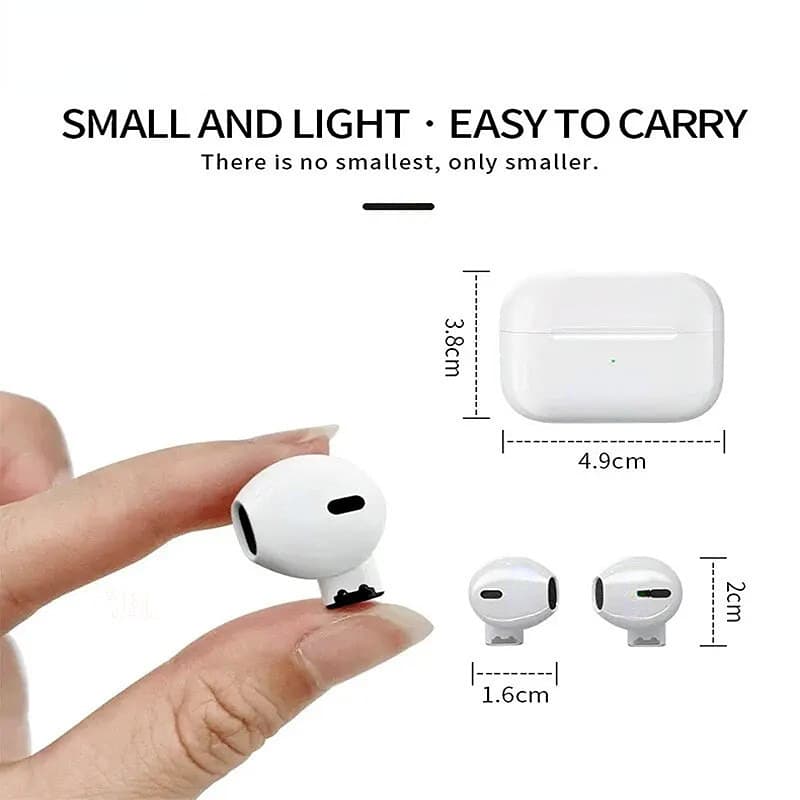 หูฟังไร้สาย Mini Pro5s TWS บลูทูธ Hi-Fi สเตอริโอ กันน้ำ สำหรับกีฬาพร้อมระบบสัมผัสและการลดเสียงรบกวน ENC รูปที่ 5