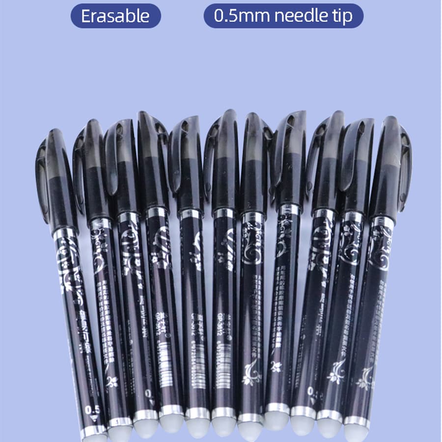 เขียนชุดปากกาเจลลบได้ 33 ชิ้น – ปากกาเมจิกปลายกระสุน 0.5 มม. พร้อมยางลบสําหรับโรงเรียนและสํานักงานใช้ปากกาลูกลื่น รูปที่ 7