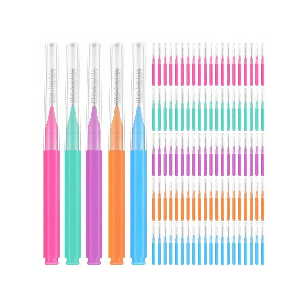 Braces Brush Cleaner 60 ชิ้น: แปรงสีฟัน Interdental สําหรับการดูแลทันตกรรมจัดฟันและเครื่องมือกําจัดสิวหัวดํา