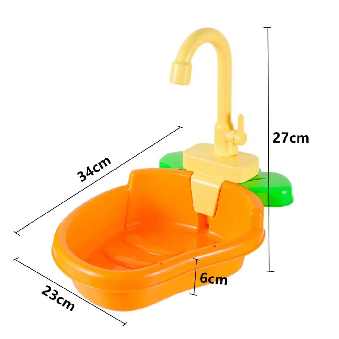 新标 หมุนเวียนน้ําอัตโนมัติ Parrot Shower Basin Bird Bath Toy สําหรับนกขนาดกลางขนาดเล็ก 34x27 ซม. รูปที่ 5