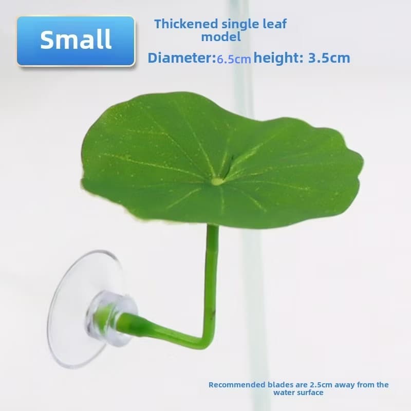 Betta Fish Leaf Hammock Lotus Rest Bed Aquarium Decor Sleep Egg Laying พืชจําลอง รูปที่ 2