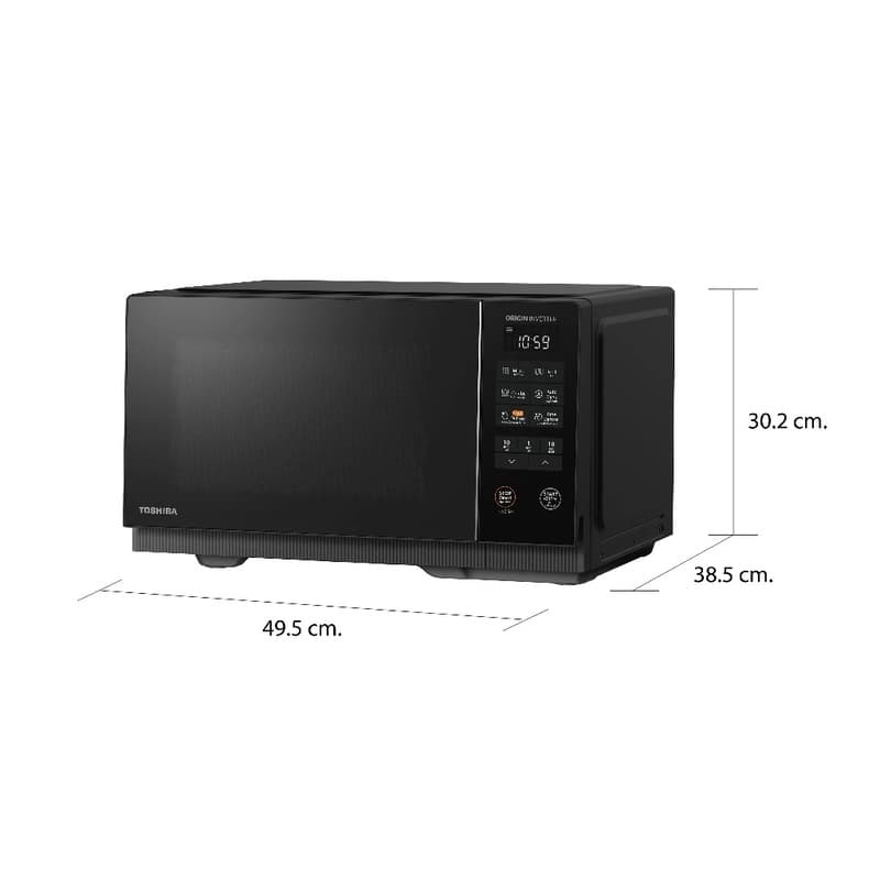 Toshiba ไมโครเวฟดิจิตอล Flatbed ไร้จานหมุน Inverter ความจุ 26 ลิตร รุ่น MV2-EG26PEI รูปที่ 4