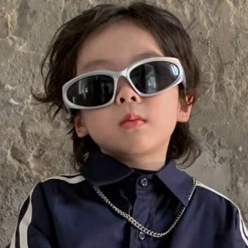 กีฬากลางแจ้งแว่นตาเด็กพังก์ขี่จักรยานแว่นตาเด็กทารกแฟชั่นเด็กแว่นกันแดด รูปที่ 3
