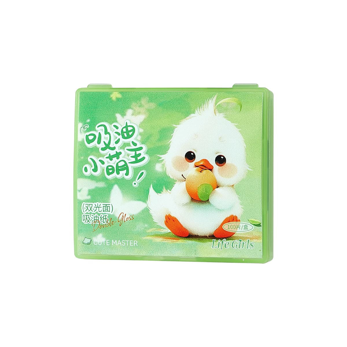 Gecomo Bamboo Charcoal Oil Absorbing Paper Oil Control Matte Makeup Puff Mirror เครื่องมือใบหน้าแบบพกพา รูปที่ 6