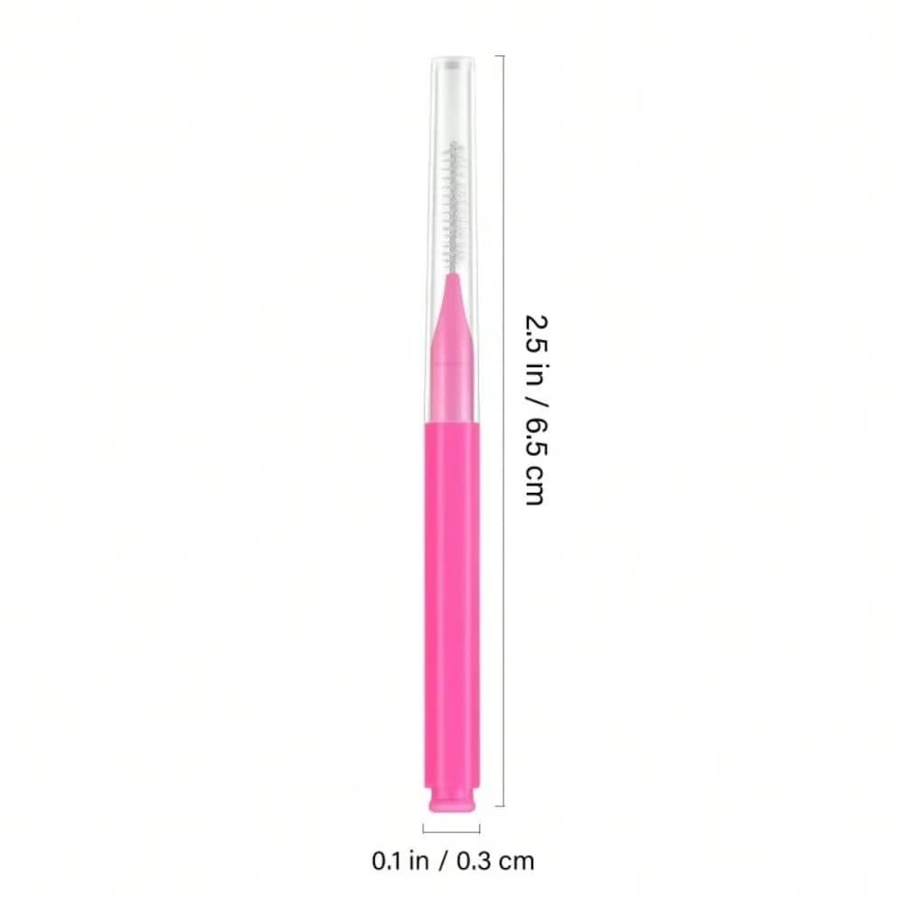 Braces Brush Cleaner 60 ชิ้น: แปรงสีฟัน Interdental สําหรับการดูแลทันตกรรมจัดฟันและเครื่องมือกําจัดสิวหัวดํา รูปที่ 8