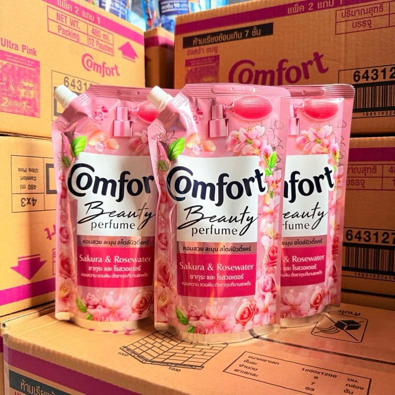 Comfort Beauty Perfume น้ำยาปรับผ้านุ่ม สูตรคอมฟอร์ท บิวตี้ ถุงเติม ขนาด 470 ml รูปที่ 2