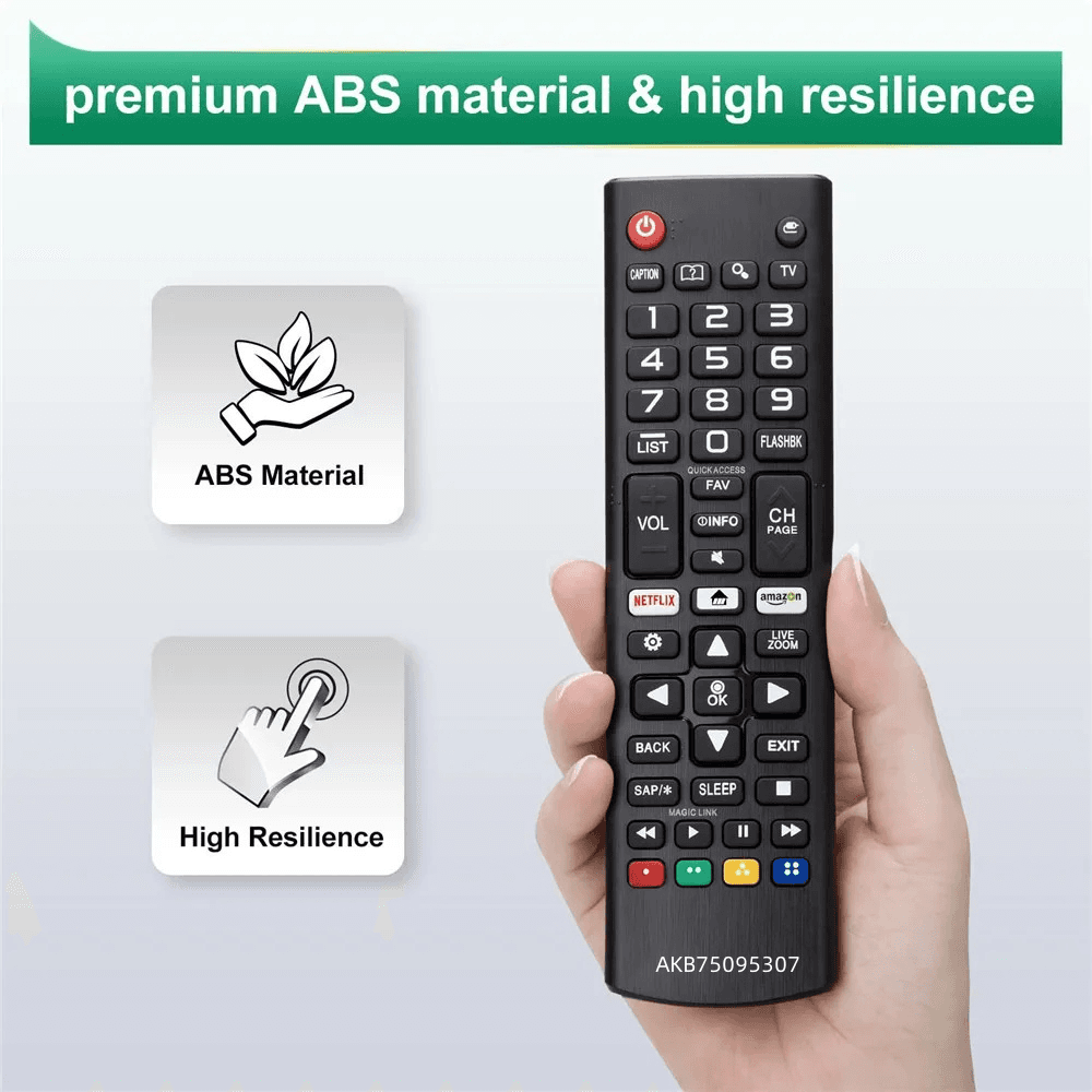 รีโมทคอนโทรลสมาร์ททีวีสากลสําหรับ Lg Akb75095307 Lcd Led Hdtv Tvs Lj/Uj Serie รูปที่ 6