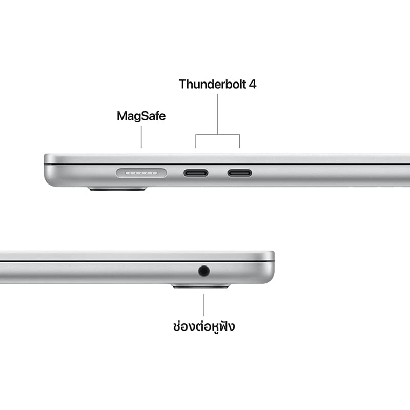 15-inch MacBook Air: Apple M5 chip with 10‑core CPU and 10‑core GPU, 16GB, 512GB SSD รูปที่ 6
