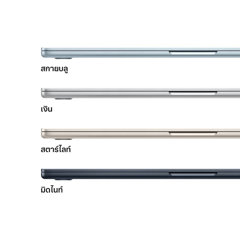 15-inch MacBook Air: Apple M5 chip with 10‑core CPU and 10‑core GPU, 16GB, 512GB SSD รูปที่ 3