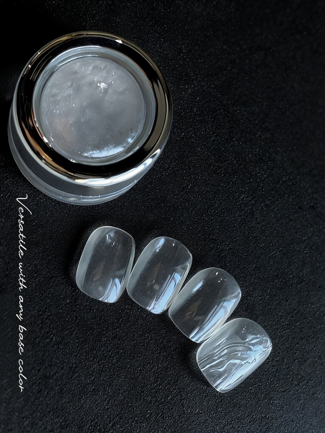 ชุดแต่งเล็บพร้อม Chrome 2 ชิ้น/เซ็ต, Mermaid & Sparkling Electroplated Powders สําหรับเจลโปแลนด์ รูปที่ 4