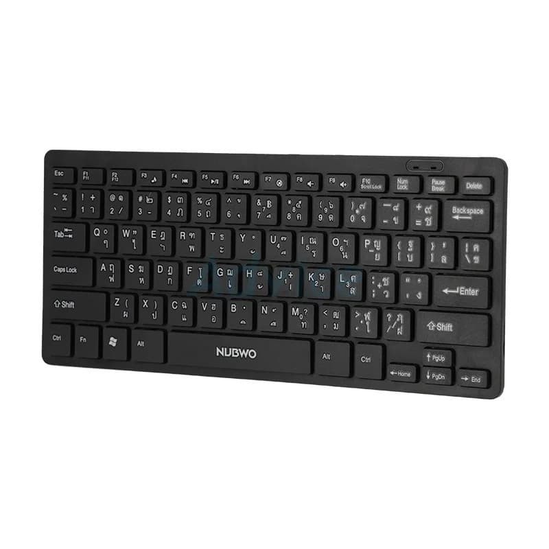 NUBWO USB KEYBOARD Mini Black - A0135629 รูปที่ 2