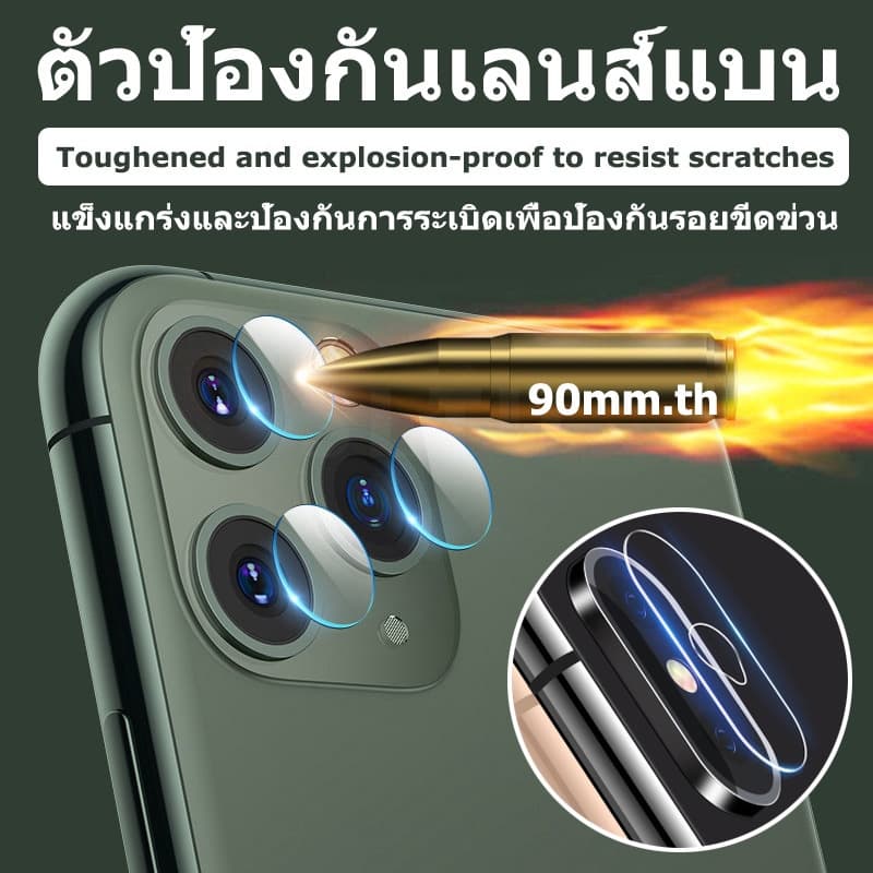 ฟิล์มกระจก สำหรับ OPPO Reno 8T 5G 4G 12 Pro 11 11F 8z 7z 5G กระจกนิรภัย HD ป้องกันหน้าจอ สำหรับ OPPO Reno12 Pro 5G Reno8 T 10 8 7 Pro Plus 4G 5G A38 A58 A78 A98 ฟิล์มกระจกกันเลนส์กล้อง & ฟิล์มหลัง รูปที่ 9