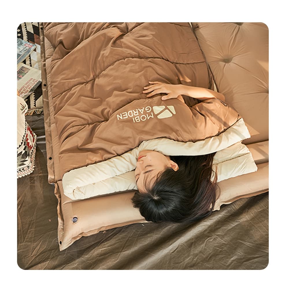 MOBI GARDEN ถุงนอน ให้ความอบอุ่น แบบพกพา สําหรับตั้งแคมป์ เดินป่า กลางแจ้ง รูปที่ 4