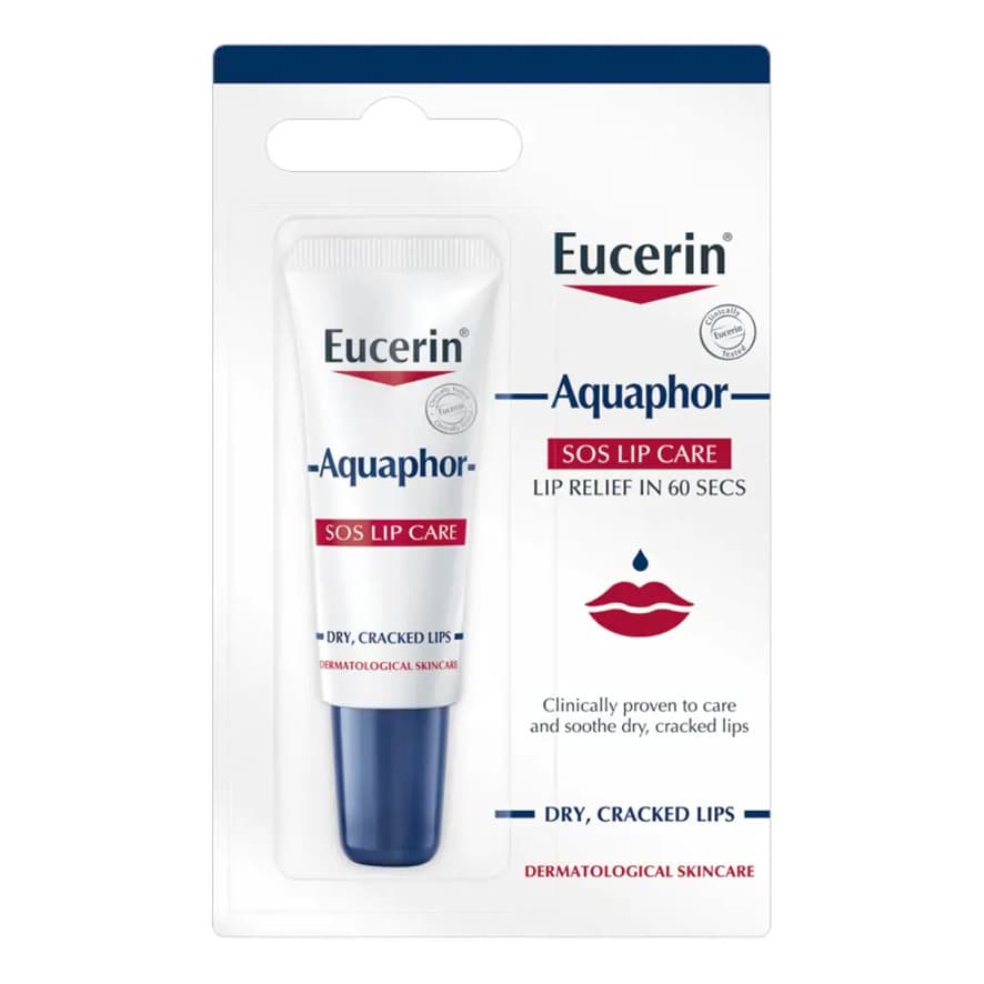 Eucerin Aquaphor SOS LIP CARE 10 ML. ยูเซอรีน อควาฟอร์ เอสโอเอสลิป แคร์ รูปที่ 2