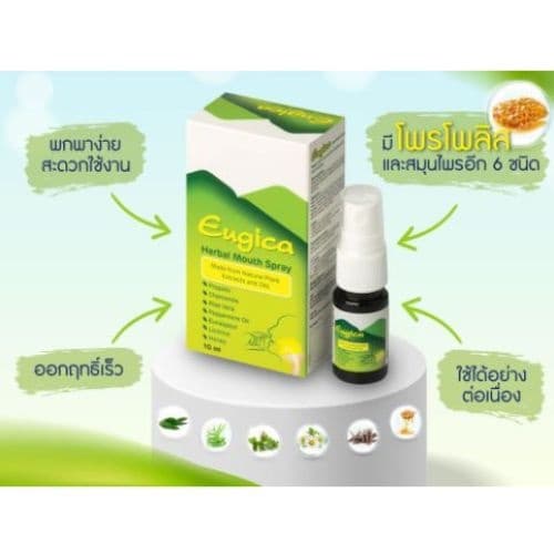 MEGA EUGICA HERBAL MOUNTH SPRAY 10 ML รูปที่ 4