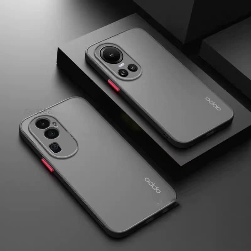ขอบสีผิวด้าน Case OPPO Reno10 5G / Reno10Pro เคสกันกระแทก ขอบนิ่มหลังแข็ง เคสมือถือ RENO 10 รูปที่ 1