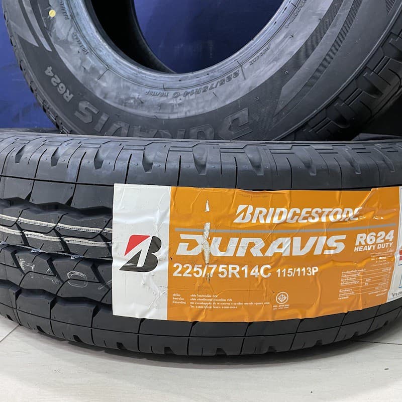 Bridgestone ยางรถยนต์ บรรทุกหนัก 225/75 R14, 225/75 R15 รุ่น Duravis R624 ยางรถกระบะขอบ15 ยางปิคอัพ รูปที่ 6