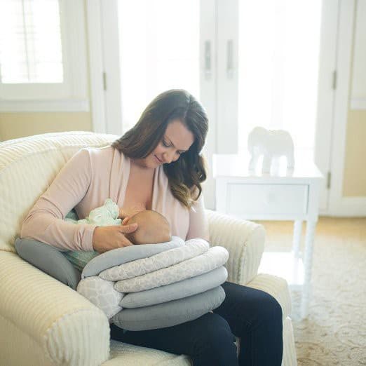หมอนรองให้นมลูก ปรับระดับชั้นรองหัวได้ 5 ระดับ พับเก็บได้ รูปที่ 8