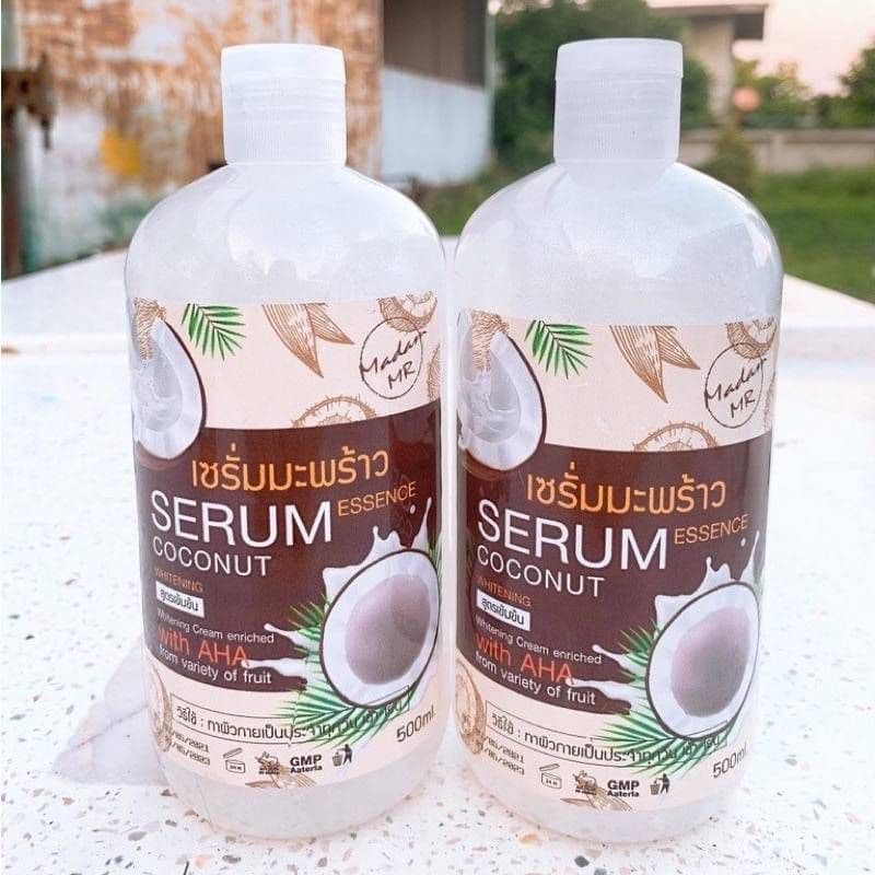 1แถม1 เซรั่มมะพร้าวขาว Serum Coconut Essence#หัวเชื้อมะพร้าวตัวเด็ด รูปที่ 1